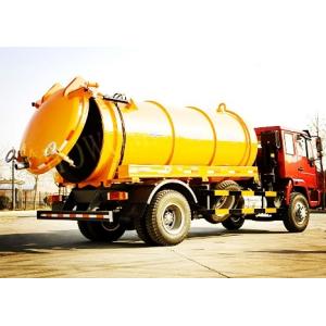 Tilt Steering Wheel Vacuum Sewage Suction Truck / Sewage Cleaning Truck