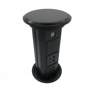 China Bluetooth Audio Countertop Phone Wifi Smart Motorized Pop Up Socket For Kitchen Worktops supplier