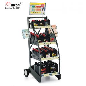 Custom Brand Retail Store Fixtures Oil Rack Lubricant Display Motor Oil Display Stand