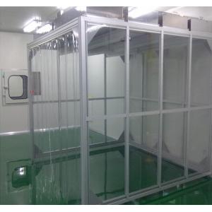 ISO 5-9  Design Softwall Clean Room Customized Size For Electronic Products