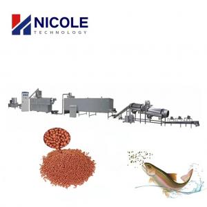 China Floating Fish Feed Production Line Pellets Fish Food Making Machine Extruder supplier