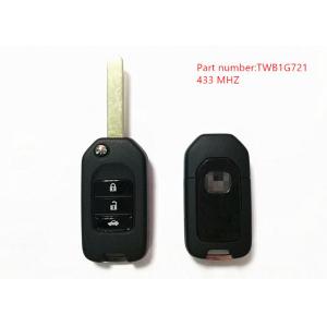 China Black 3 Button Honda Remote Key 433Mhz With Part Number TWB1G721 Chip 47 supplier