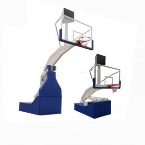 Blue Adjustable Basketball Stand , Basketball Hoop Frame For Multi-Functional Court