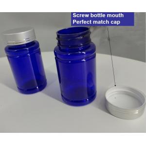 Cod Liver Oil fish oil Plastic capsule medicine Bottle PET 120ml Empty Supplement Vitamin Capsule Pill Plastic Bottle