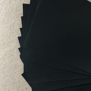 China Wood Pulp Recycled 80g 110g 150g Black Cardboard Paper For Jewelry Box supplier