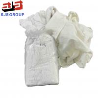 China Industrial Cleaning White T Shirt 100 Cotton Rags With No Zipper on sale