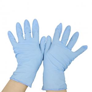 China Powder Free Protective Skin Disposable Nitrile Gloves supplier