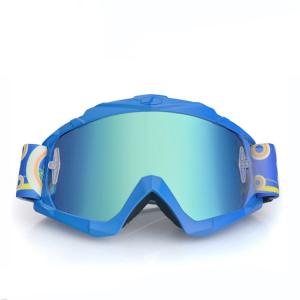 China Comfortable Motocross Goggles UV400 Protection With Anti Slip Silicone Strap supplier