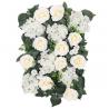 Background Wedding Wall Flower Hydrangea with Rose Artificial Silk Flower Wall