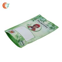China Gift Tea Zipper Plastic Food Pouch 0.065mm 0.13mm Customize Color on sale
