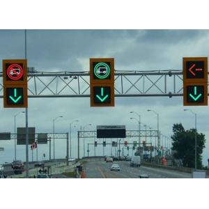 China Waterproof Traffic Led Signs , Overhead Lane Signals Adapt Different Weather supplier