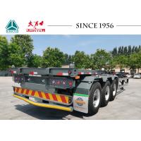 China 40FT Skeletal Chassis Semi Trailers Tri-Axle Skeleton Semi Trailer Container Trailer on sale