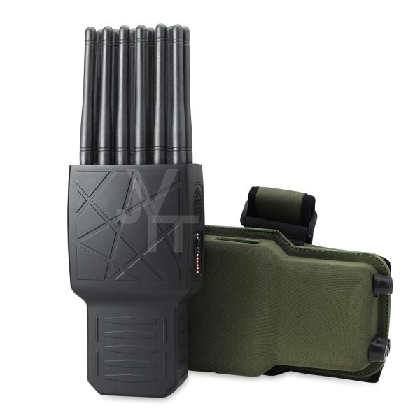 World First 12 Antennas All-in-One Full Bands Cell Phone Signal Jammer Blocking 315/433/868(Remote Control)GPSL1 WIFI