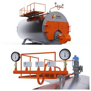 Fully Automatic Control System Gas Oil Boiler Dual Fuel Steam Boiler  Simple To Operate