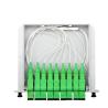 China FTTH  ABS BOX modle  1 8 plc splitter with PC /FC/ SC /ST /LC /APC connectors and fc apc plc splitter wholesale