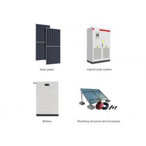 China Hybrid Set Solar Power Battery Energy Storage System 30kw 50kw For Home 60Hz supplier
