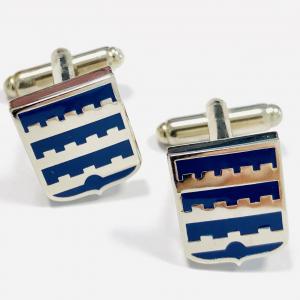 China Custom Size Antique Gold Cufflinks , Sleeve Shirt Mens Engraved Cufflinks supplier