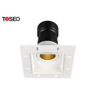 China Adjustable Trimless Downlight Square Recessed Ceiling Spotlights GU5.3 125mm on sale