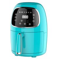 China Family Size Air Fryer , Blue Air Fryer Oven Cooker With Timer Setting on sale