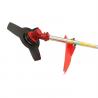 brush cutter spare parts with 43cc gasoline engine with nylon cutter and metal