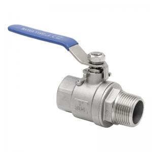 China Media Water 2PC Ball Valve DN8-DN50 for Water Tap Valve Switch Female and Male Thread supplier