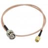 SMA Male To BNC Male Radio Low Impedance cable Rf Connector