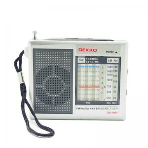 Multi Band AM FM SW Radio Receiver Mini Battery Operated Shortwave Radio 75mm