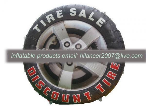 advertising inflatable tire shape balloon model for sale