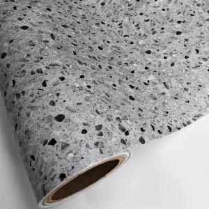 Stone Patterned Self Adhesive PVC Wallpaper 600mm*10m Heat Resistance