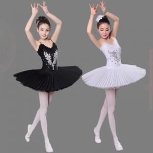 adult professional ballet dance veil of bitter fleabane skirt little swan costumes uniform