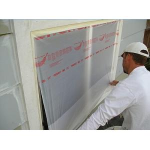 PE Film Large Area Protection From Painting Drips Auto Plastic Masking Film Pretaped Masking Film