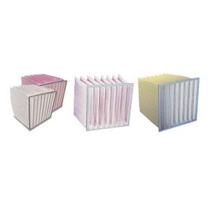 China Bag Designed  Air Conditioner Filters Aluminum Frame Improved Energy Efficiency supplier