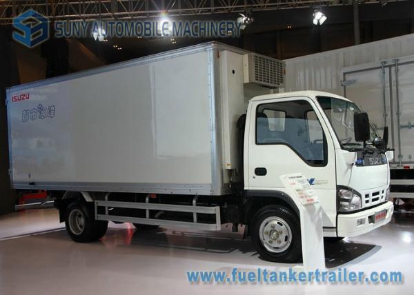 De 3 toneladas/Ton ISUZU Transport Refrigerated Box Truck 5 6980*2100*3060mm