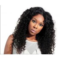China Original 100% Remy Virgin Unprocessed Peruvian Human Hair Kinky Curly 1B # Color on sale