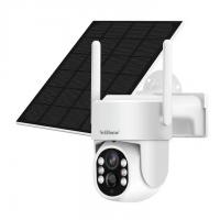 China Outdoor Solar Battery Wireless PTZ Camera Support Full-Color Night Vision 2-Way Audio Wireless CCTV Camera on sale
