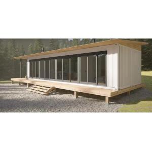 China Wooden Expandable Container House Luxury Prefabricated supplier