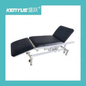 China Black PU leather material examination bed is used for hospital medical treatment supplier