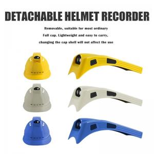 China Split Hat Camera Mounted on Safety Helmet Support 4G WIFI Video Camera Recorder supplier