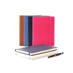 China Classic A5 PU Leather Notebook , Thick Journal Notebook For Corporate Gifts supplier