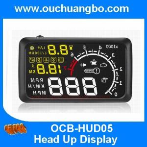 Ouchuangbo 5.5 inch car HUD OBD head up display speed water temperature rotate BT function