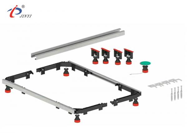 4x80cm Rails 65mm height Steel Acrylic Shower Tray Support Frame