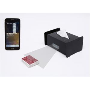 China Tissue Box Camera Poker Card Scanner , Gambling Barcode Marked Cards Cheating Devices supplier