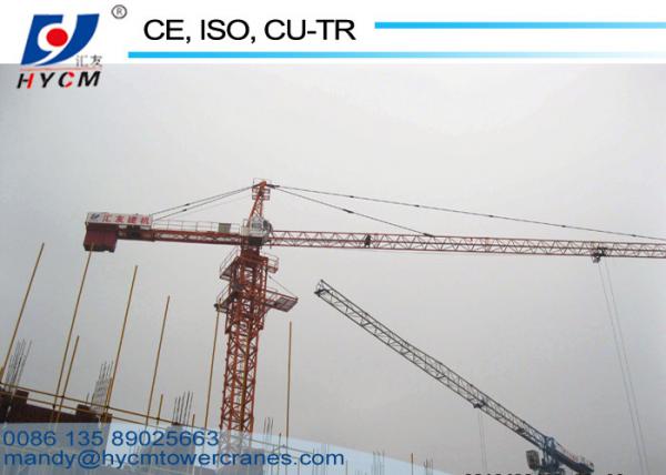 60m Jib Tower Crane Manufacture HYCM-CRANE QTZ6010 Type 8ton Tower Crane