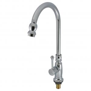 Modern Design Zinc Alloy Pull Out Down Silver Sink Kitchen Faucet Mixer Hot Cold Water Tap