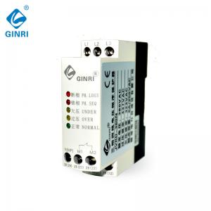 China Din Rail 4 Wire Three Phase Voltage Monitoring Relay Over Under Voltage Protection wholesale