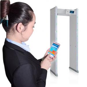 China High - Decibel Alarm Walk Through Metal Detector 2240×550x850mm External Dimensions supplier