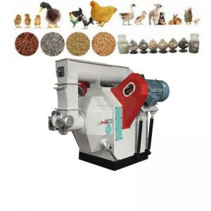 2-5t/H Ring Die Feed Pellet Maker Poultry Chicken Feed Maker With Conditioner