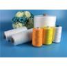 China Eco - Friendly 100 Spun Polyester Yarn S Twist And Z Twist Yarn Raw White Bright wholesale