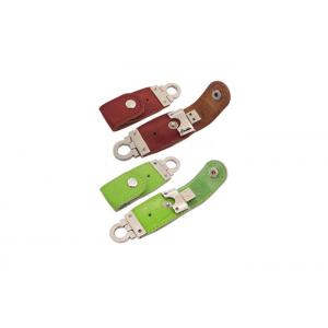 Flip Leather U Disk / Key Chain Flip Leather USB Flash Pen Drive USB2.0 2-128GB