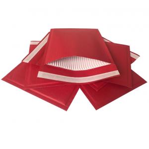 UV Coating Kraft Mailer Envelopes Hot Melt Glue Closure 10mm Diameter